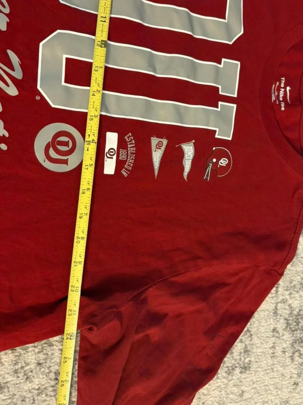 Men’s XXL Nike Jordan Oklahoma Sooner Nation Red Longsleeve
